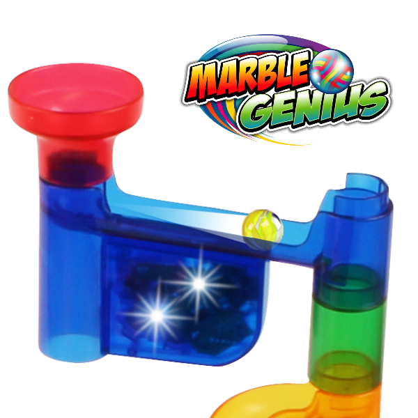 Marble run deals light and sound