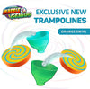Marble Genius Stunts Trampoline Set: Includes 2 New Patented Trampolines and 2 Catch Buckets, Compatible with Other Marble Genius Products, Includes Online App, for Ages 5 and Above, Orange Swirl