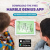 Marble Genius Marble Rails Jumps Set:10 Piece Marble Run (2 Standard Jumps, 3 Small Jumps, 5 Catches), Add-on for Marble Rails Building Sets, with Online App and Full-Color Instructions, Ages 8 and Up