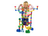 Marble Genius Marble Run (150 Complete Pieces) Maze Track or Building Toys for Kids Ages 4-8, for Adults, Teens, and Toddlers, (85 Translucent Marbulous Pieces + 65 Glass-Marble Set), Super Set