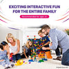 Marble Genius Marble Run (130 Complete Pieces) Maze Track or Board Games for Kids 8-12, for Adults, Teens, and Toddlers, (80 Translucent Marbulous Pieces + 50 Glass-Marble Set), Starter Set